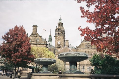 Buildings of Sheffield City, UK