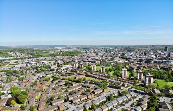 View of Sheffield city