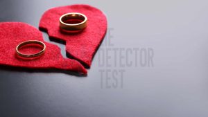 two finger ring on a broken heart