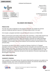 lie detector test report sample page 2